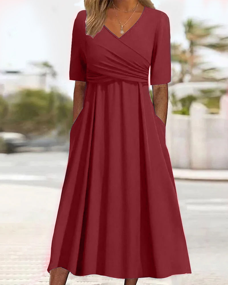 Jacinta® | Crossover midi dress for women