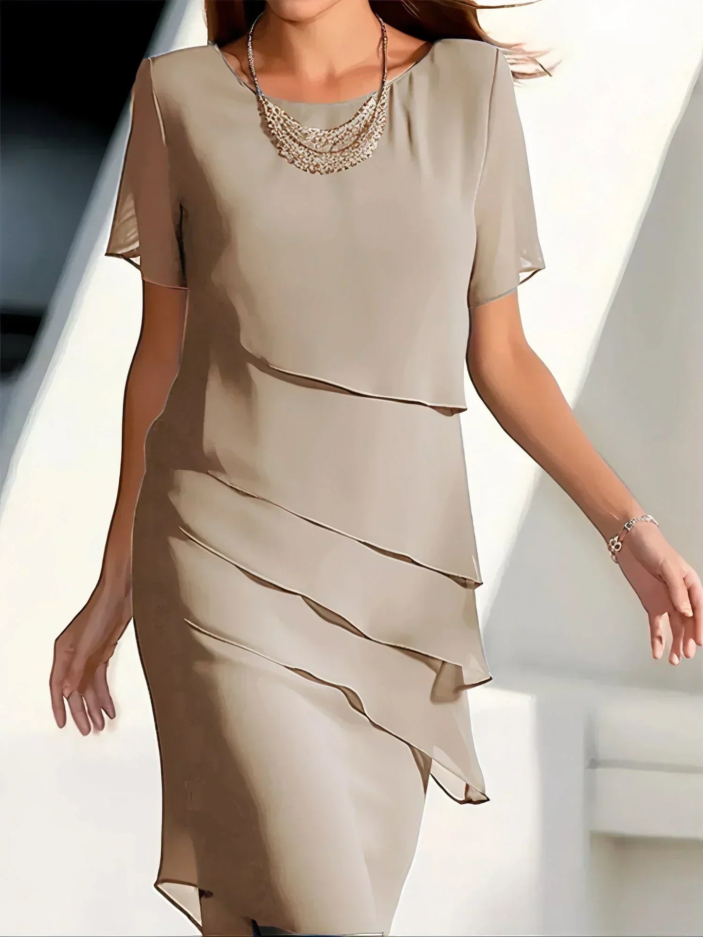 Rosa® | Elegant Dress With Belly Cover