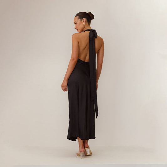 Karol® | Sofia Dress – Flowing elegance with halterneck detail