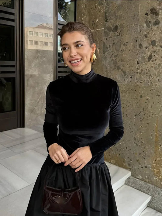 Isabella® | Long sleeve midi dress