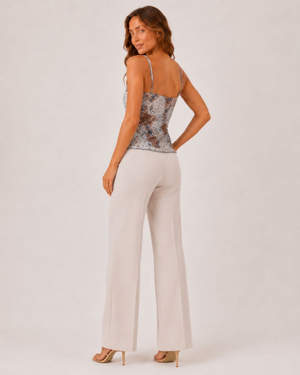 Valentina Floral Lace Print Top