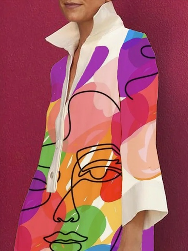 Marina® | Printed mini women's dress