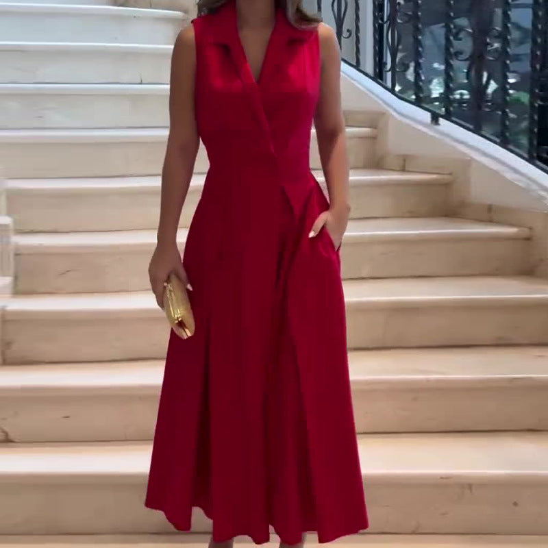 Mara® | V-Neck Midi Dress