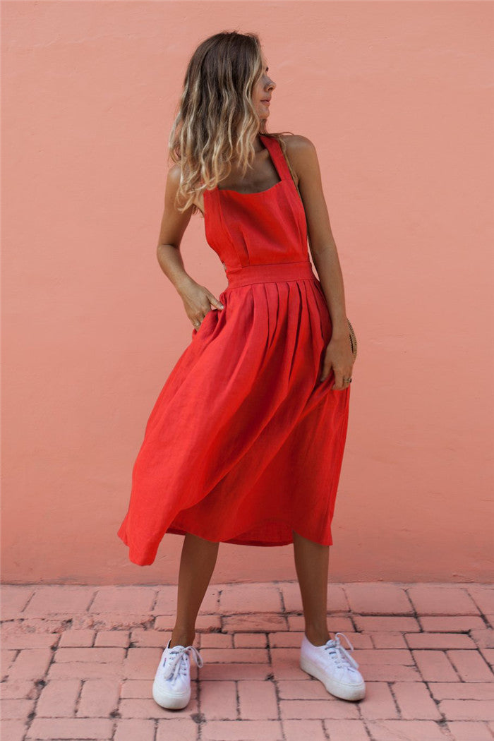 Melanie® | Elegant Midi Dress