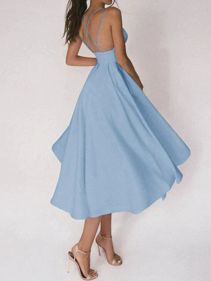 Yessica® | Elegant Dress With V-Neck And Straps