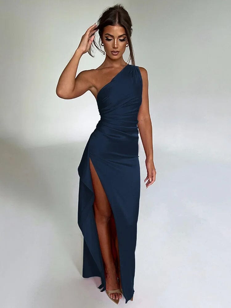 Josefina® | Dress Elegant bodycon silk maxi dress