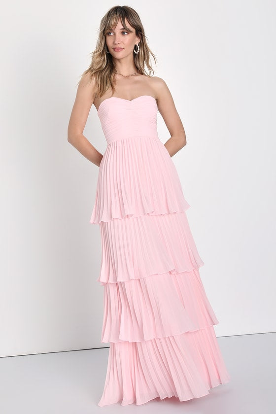 Valeria® | Elegant Strapless Maxi Dress