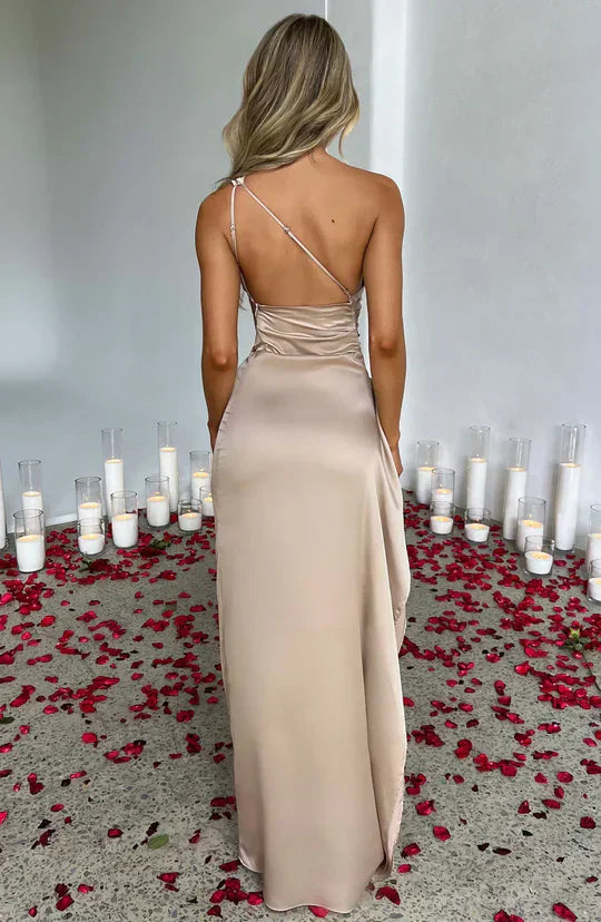 Ariana® | Elegant Satin-Maxi Dress
