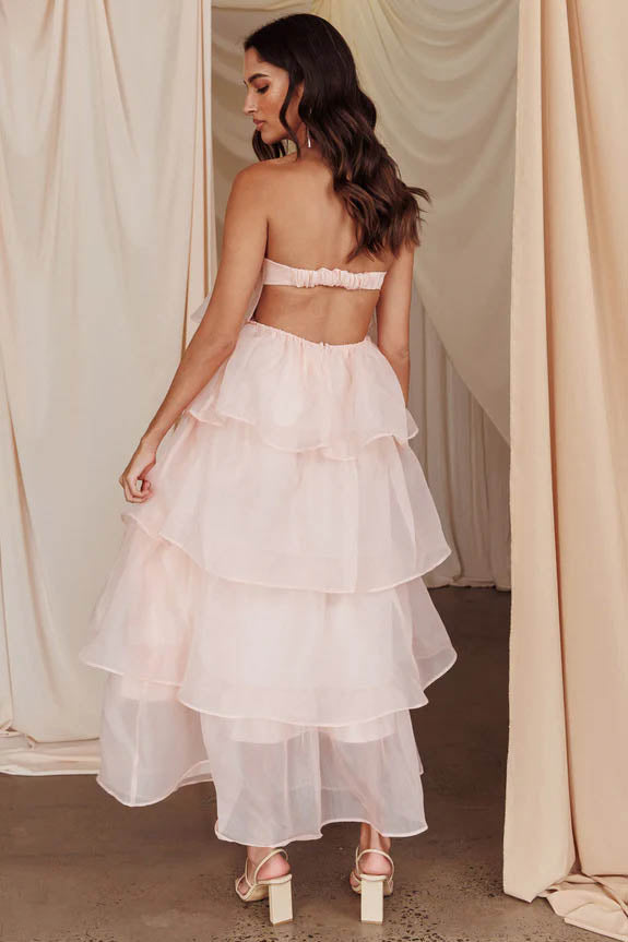 Estefanía® | Sunlit Ruffle Cascade Dress