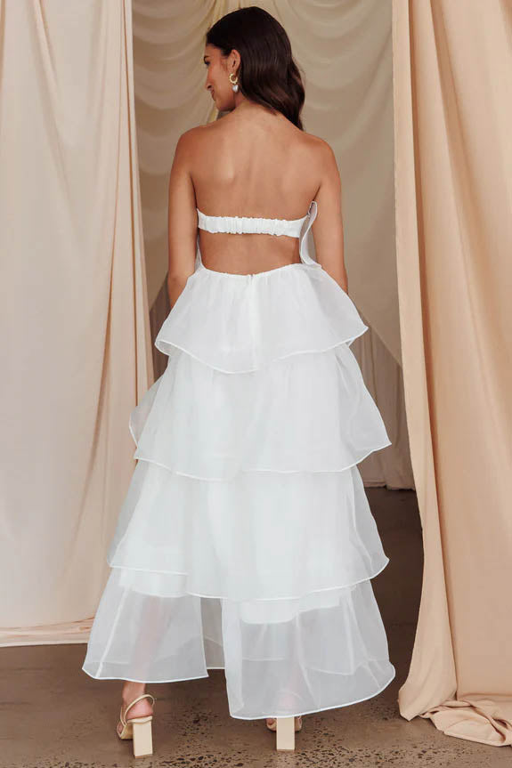 Estefanía® | Sunlit Ruffle Cascade Dress