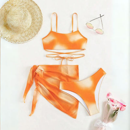 Bonaria® | 3-Piece Bikini Swimsuit With Laces And Beach Skirt