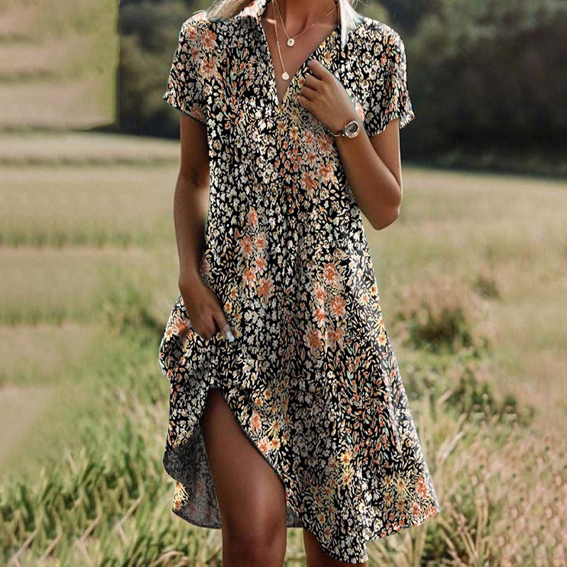 Celia® | Vintage floral print dress