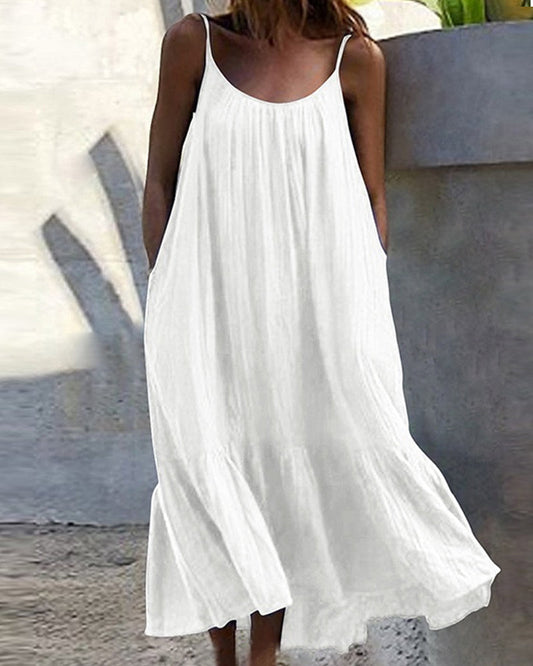 Fabiola® | Long white summer dress