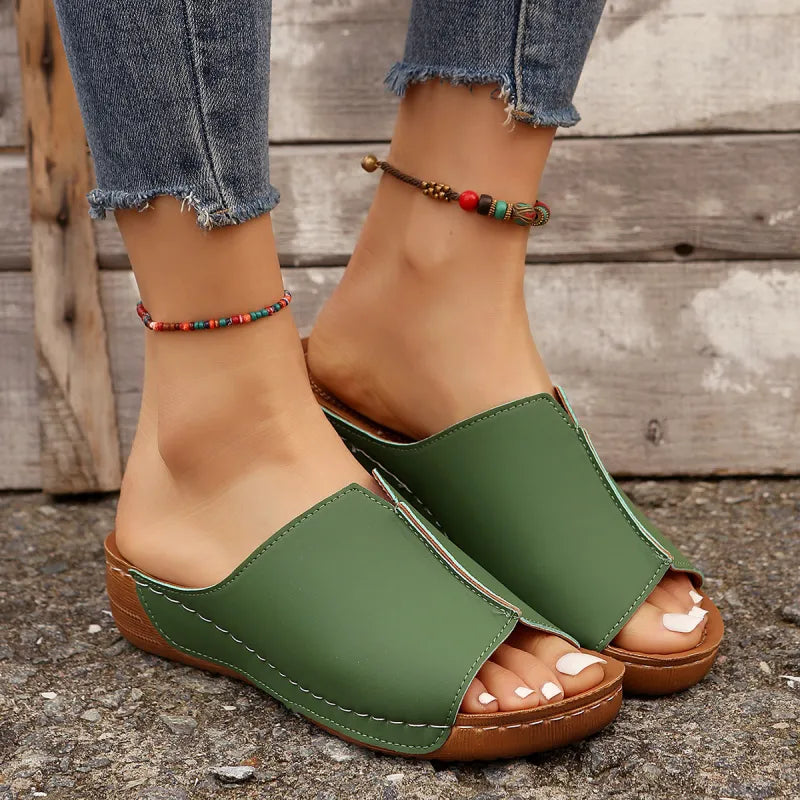 Kiara | Women’s Thick Sole Wedge Sandals