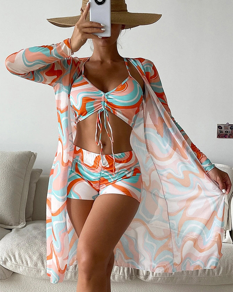 Lizette® | Three-Piece Bikini With Print