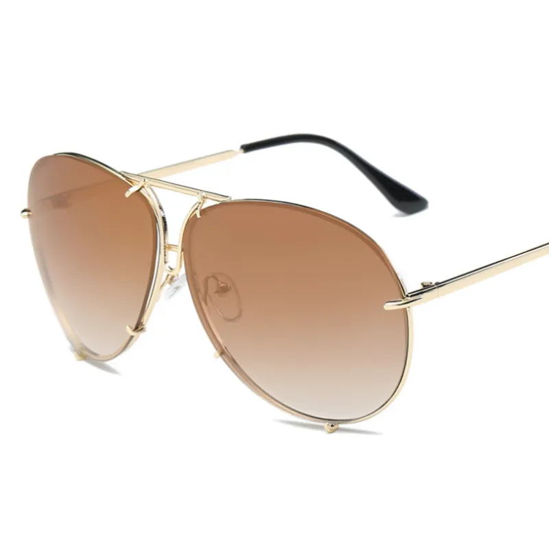 Big Frame Color Film Sunglasses
