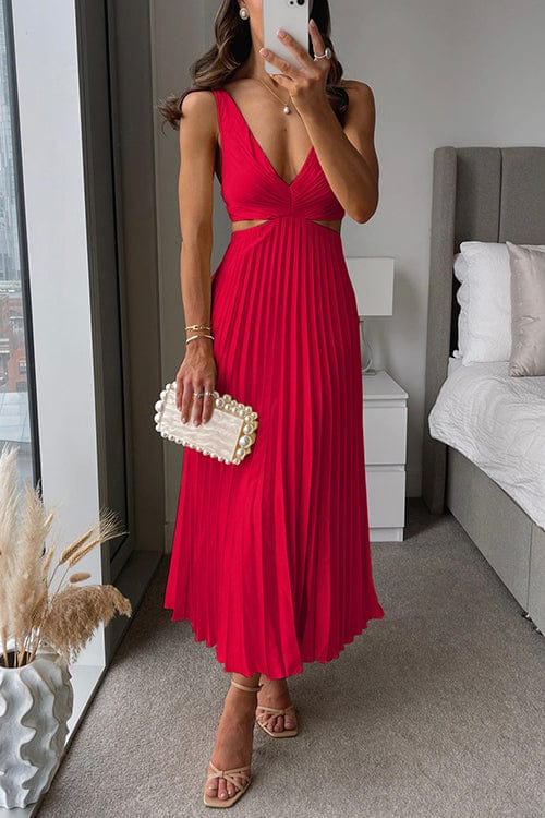 Sydney® | Pleated Dress With Neckline