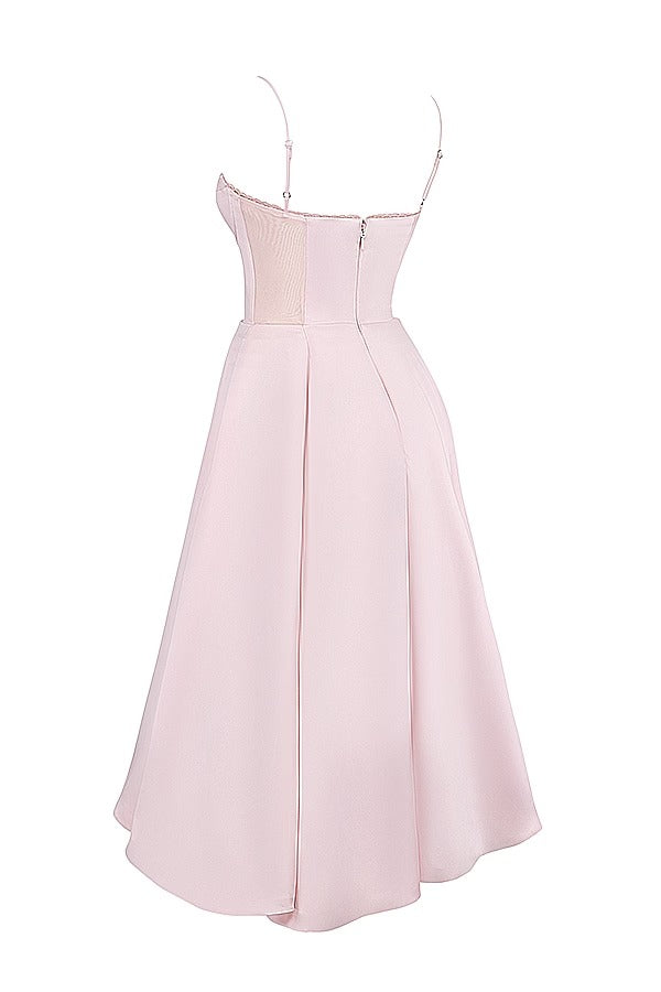 Lorraine® | Strapless V-neck sleeveless tutu maxi dress