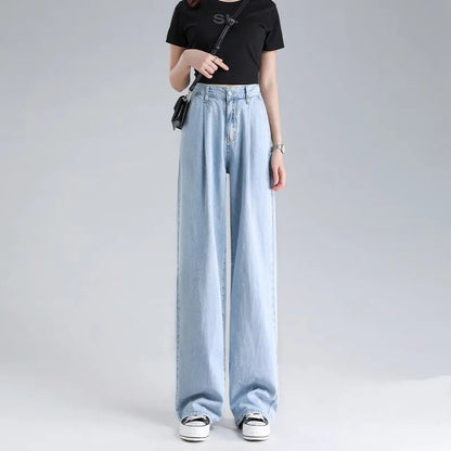 Women’s Tencel Summer Wide-Leg Jeans