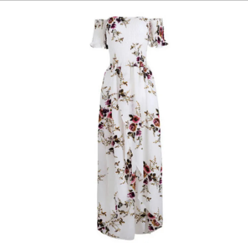 Mia Boho Off-Shoulder Summer Beach Dress