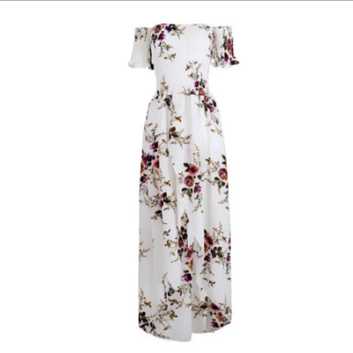 Mia Boho Off-Shoulder Summer Beach Dress