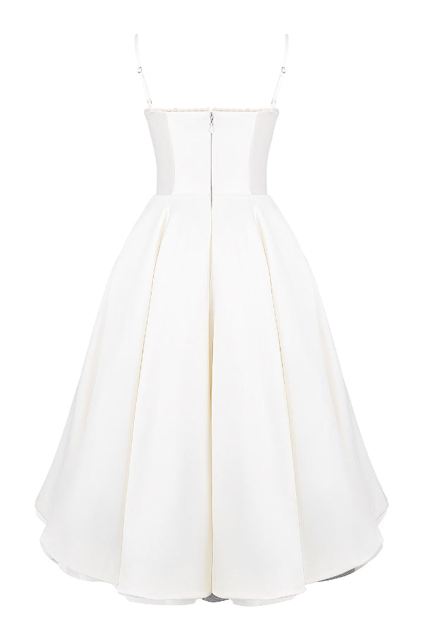 Lorraine® | Strapless V-neck sleeveless tutu maxi dress
