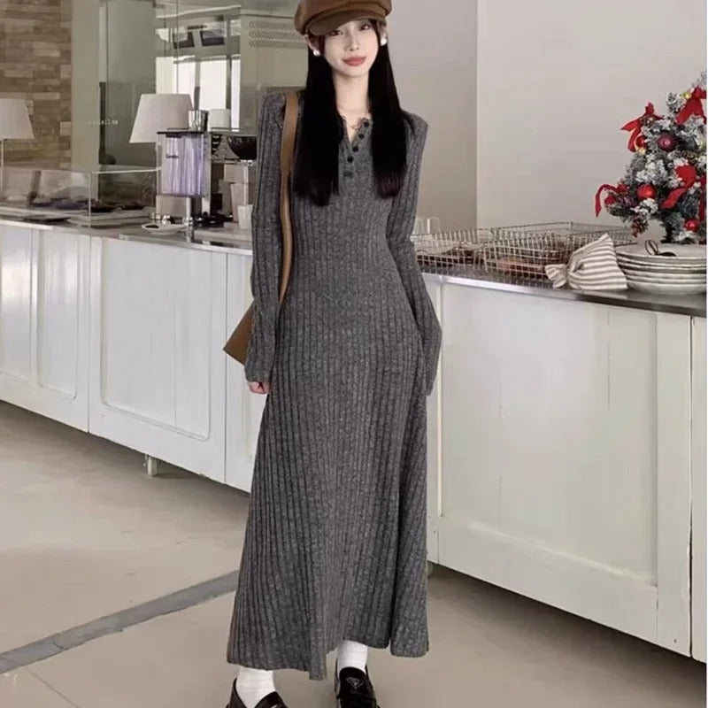 Teresa® | Elegant vintage knit dress for women