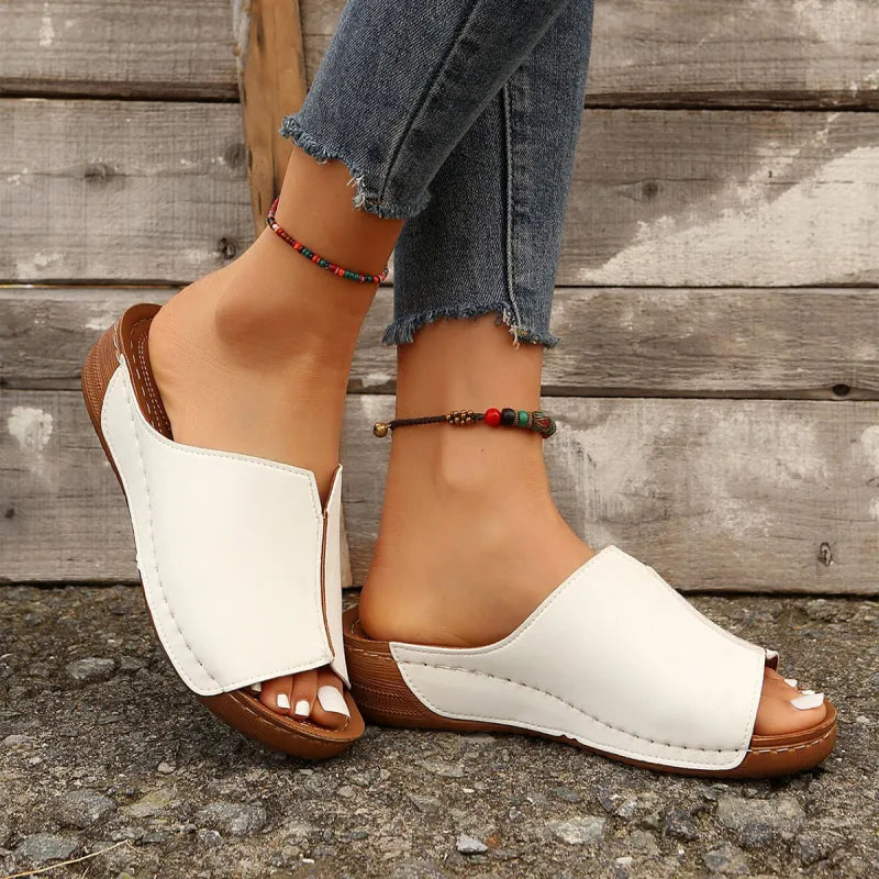 Kiara | Women’s Thick Sole Wedge Sandals