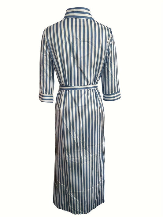 Verónica® | Striped Maxi Dress