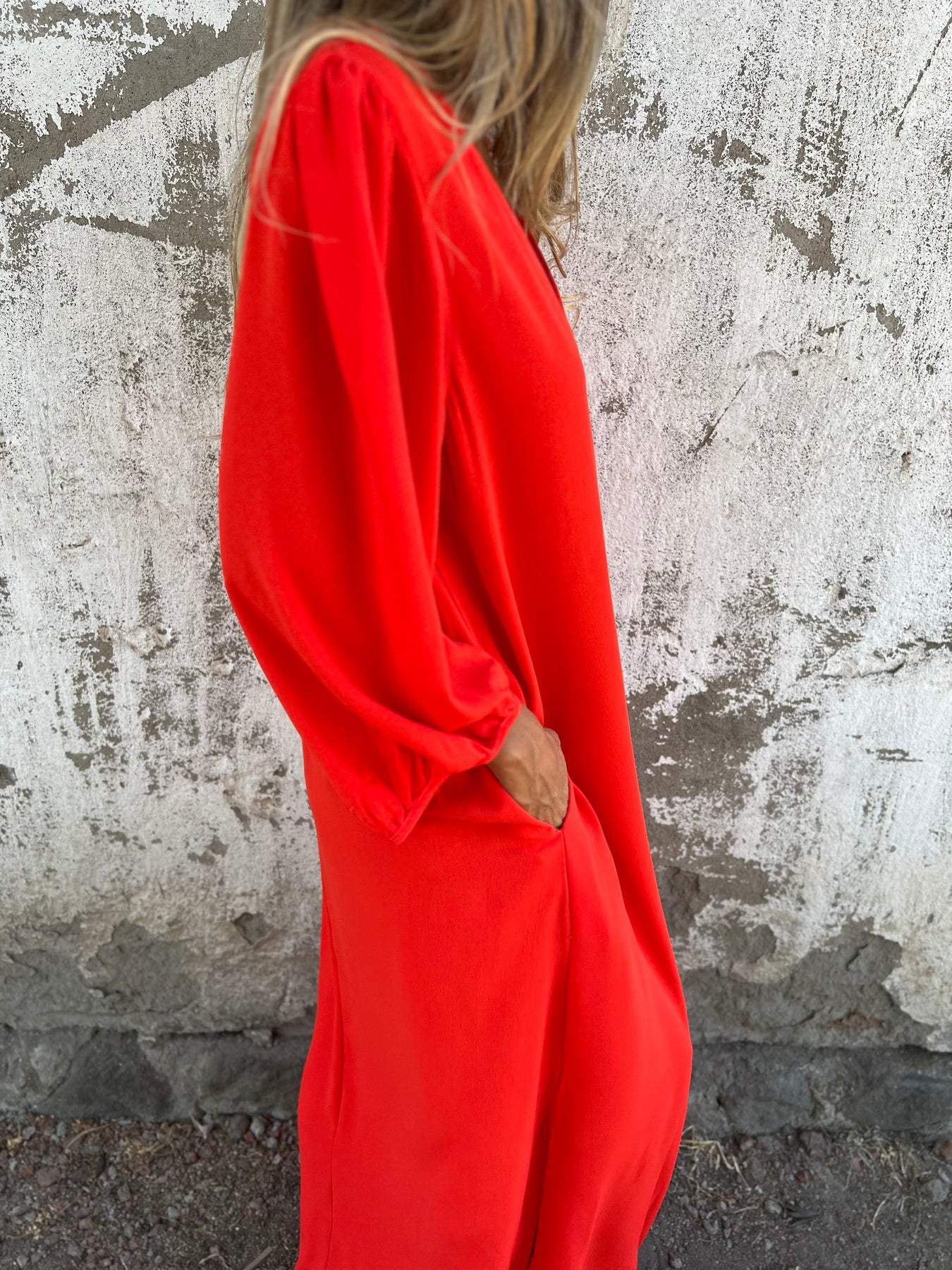 Teresa® | Elegant women's V-neck maxi dress