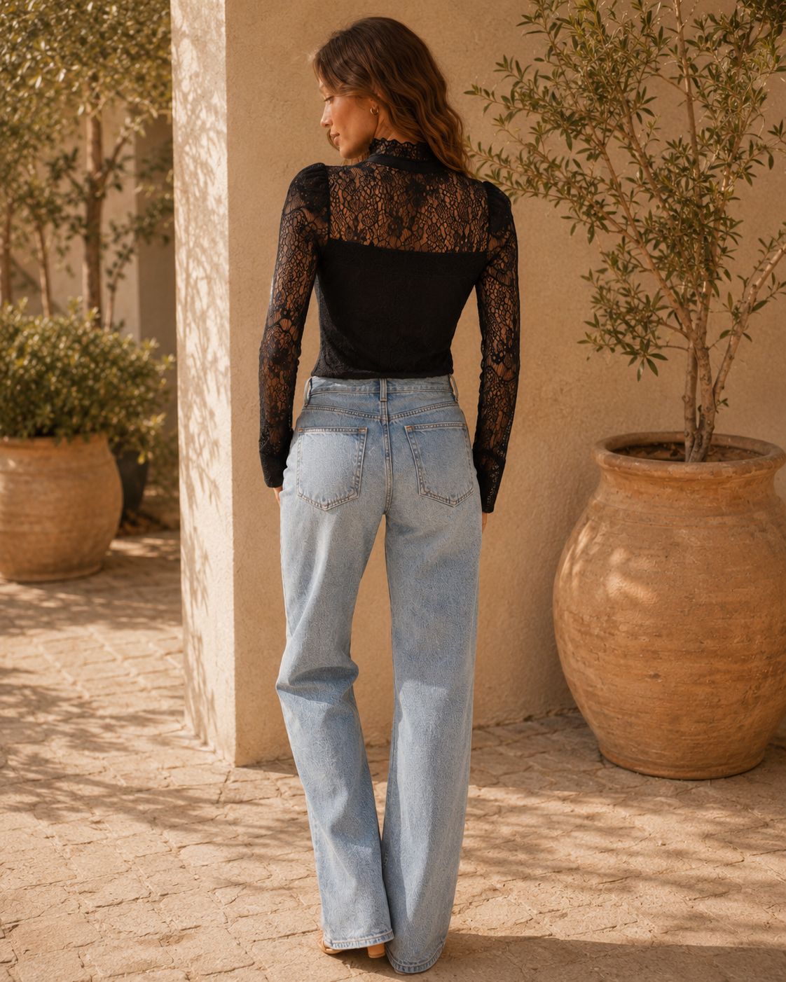 Amara Floral Lace Blouse
