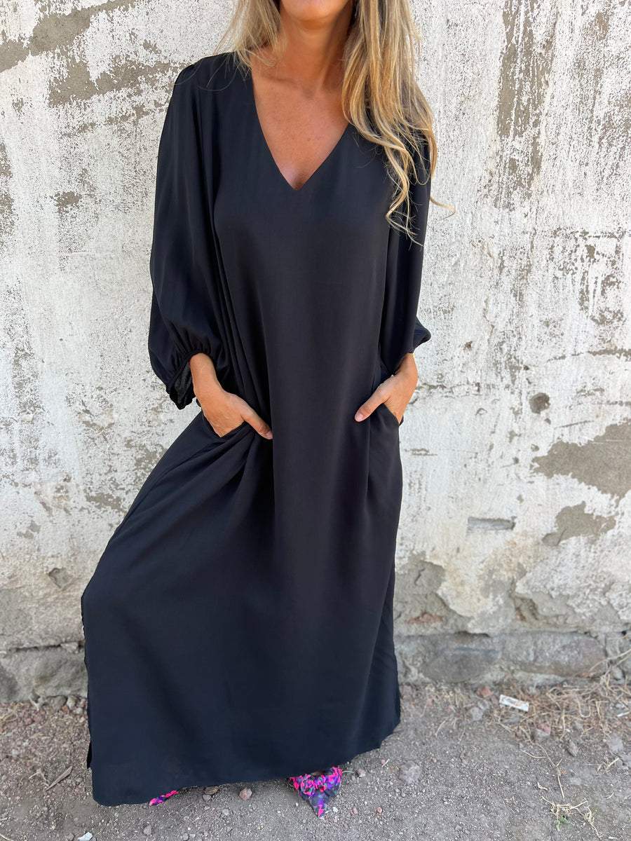 Teresa® | Elegant women's V-neck maxi dress