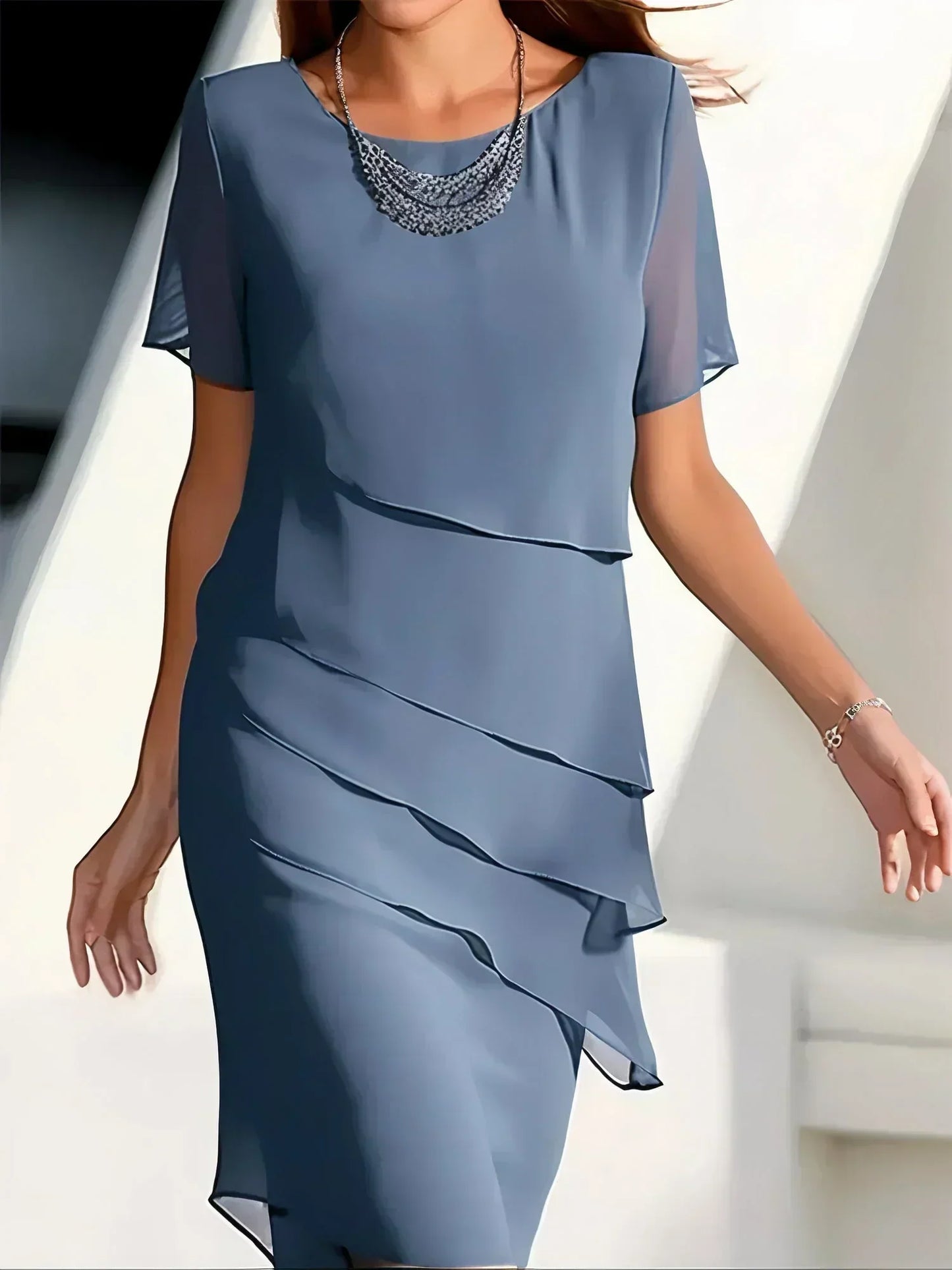 Rosa® | Elegant Dress With Belly Cover