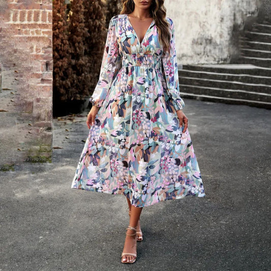 Maya Boho Printed Casual Dress