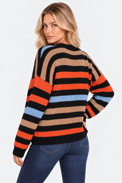 Margot® | Classic Striped Knitted Sweater