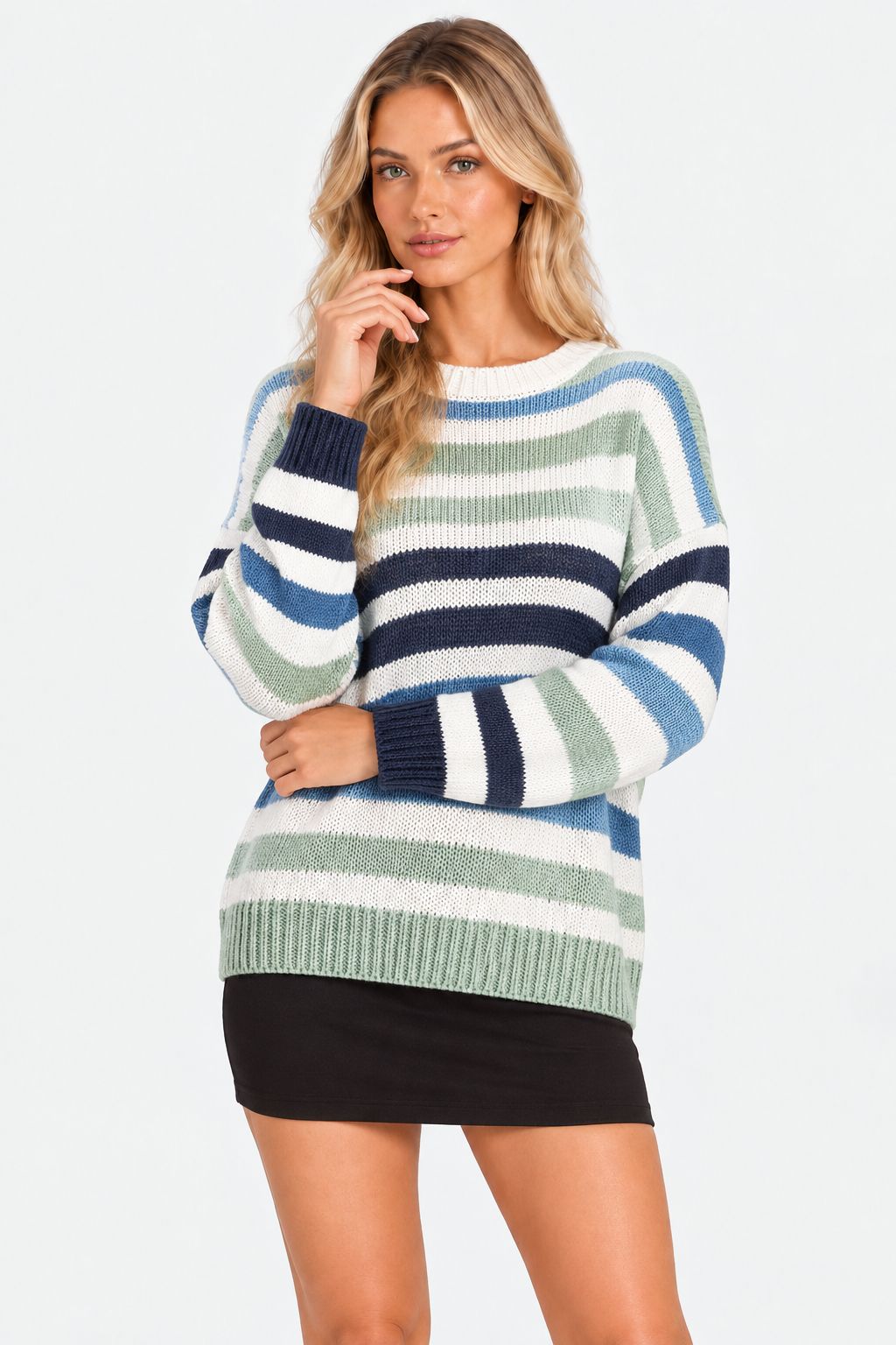 Margot® | Classic Striped Knitted Sweater