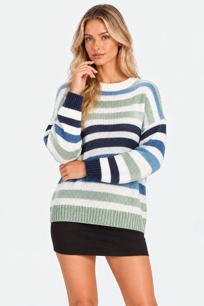 Margot® | Classic Striped Knitted Sweater