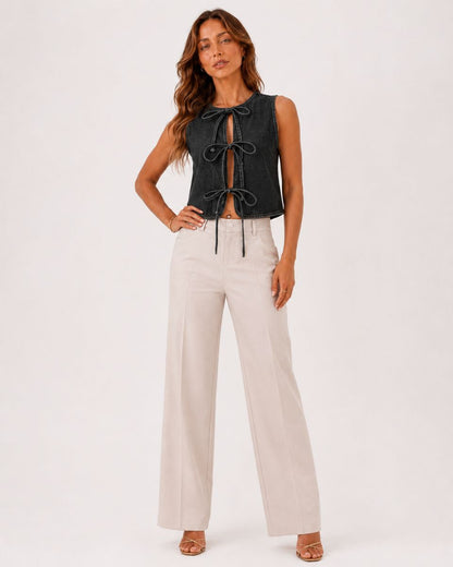 Dahlia Denim Vest Tanks Top