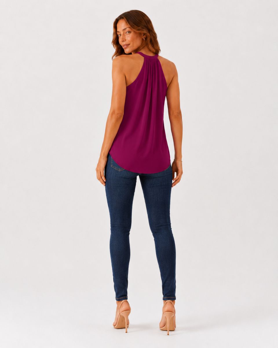 Dahlia Summer Lace Halter Tops