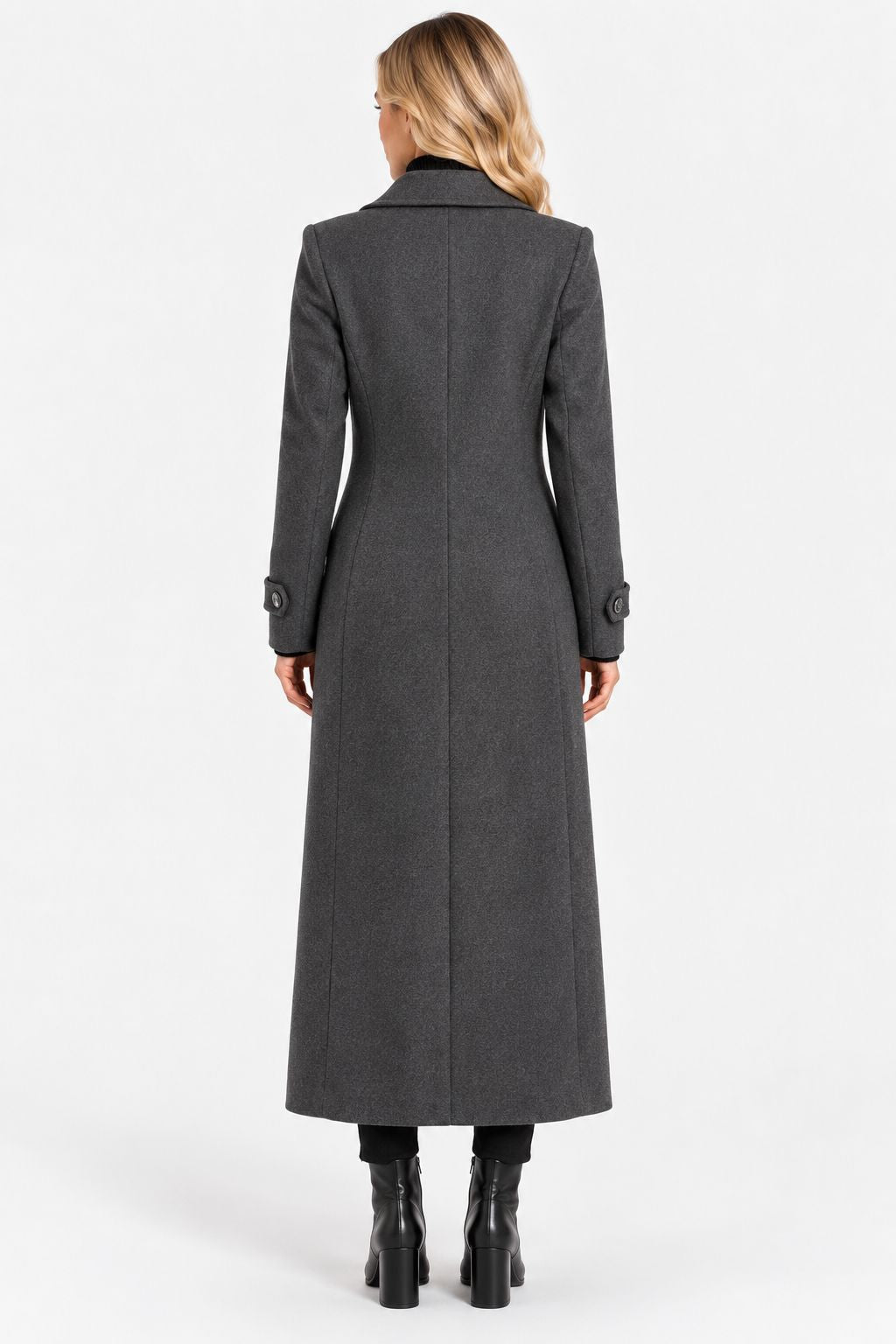 Elijah |Elegant Belted Wool-Blend Coat