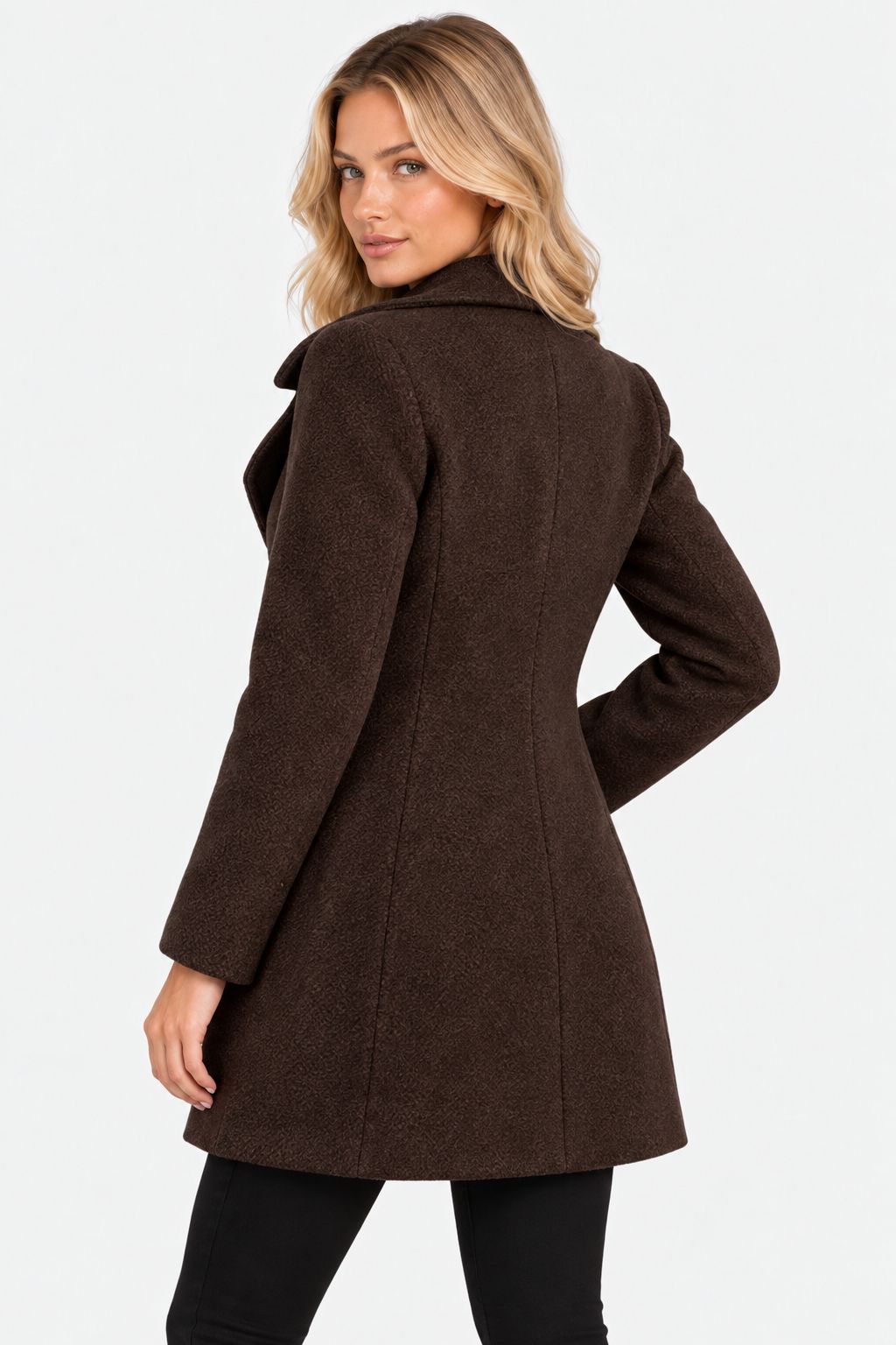 Margot | Elegant Double-Breasted Peacoat