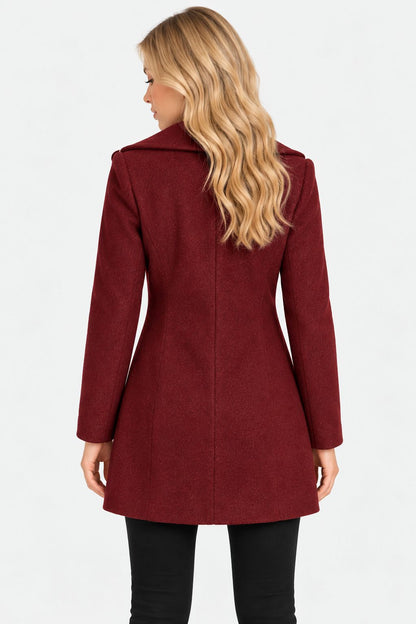 Margot | Elegant Double-Breasted Peacoat