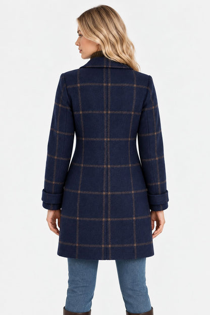 Amélie | Elegant Notched-Collar Winter Coat