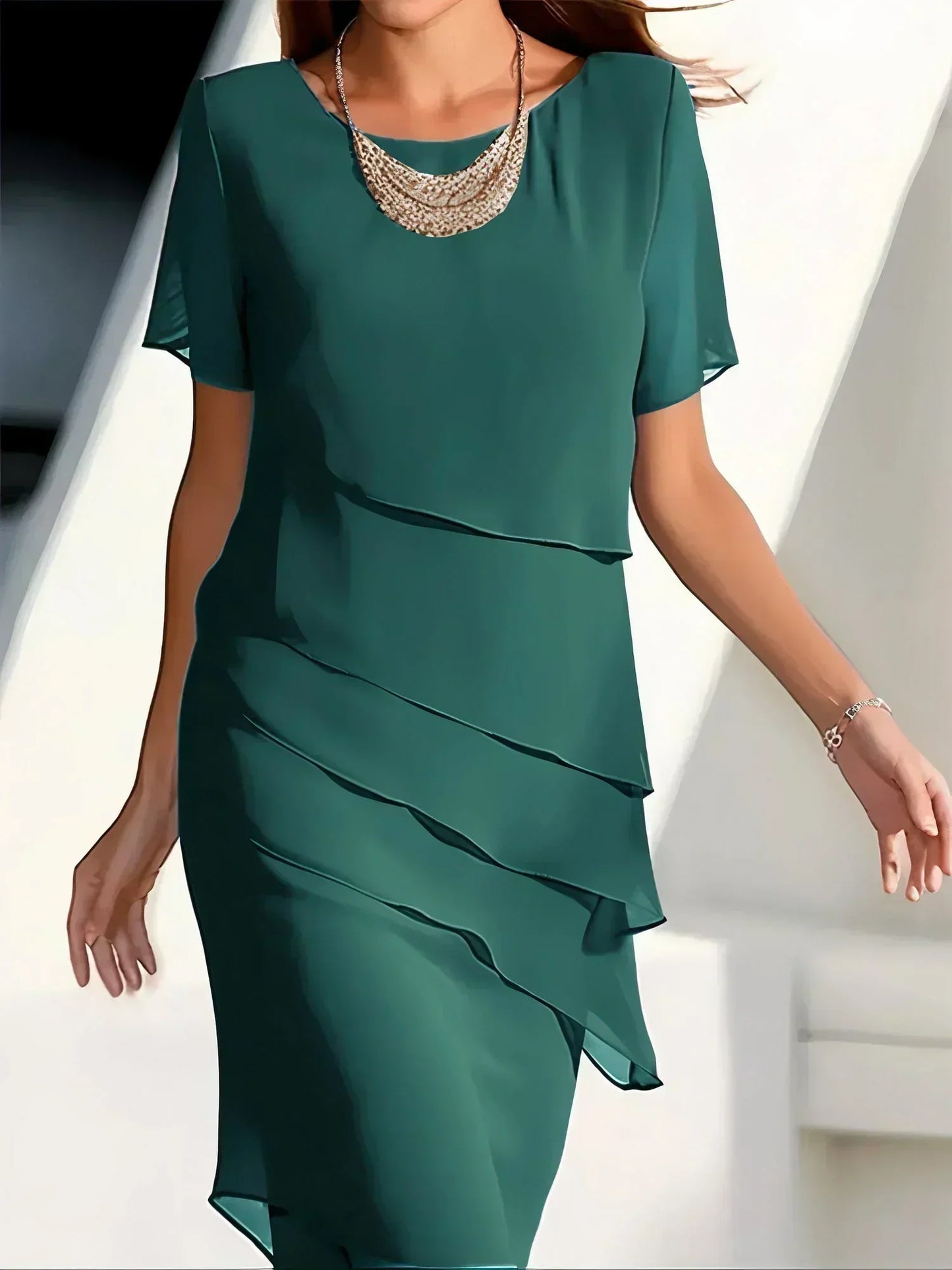 Alarice® | Chiffon Cocktail Dress