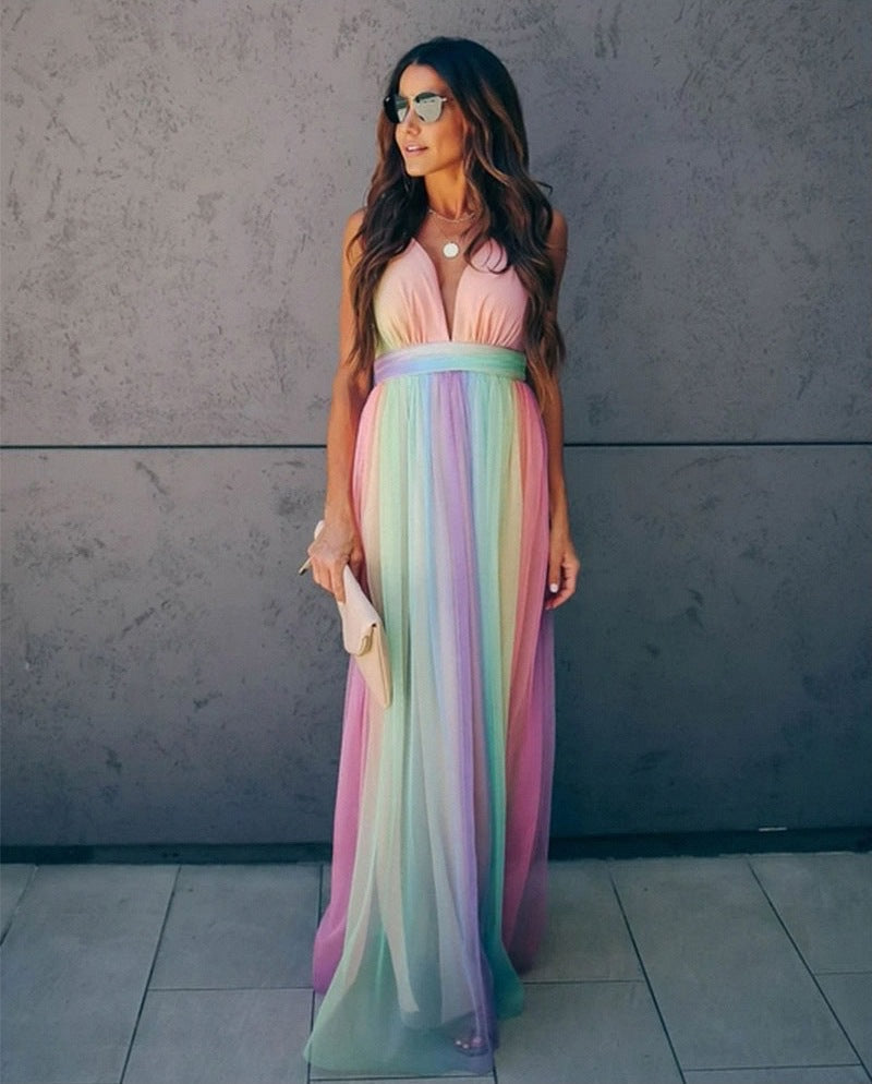 Marilyn® | V-Neck Long Dress