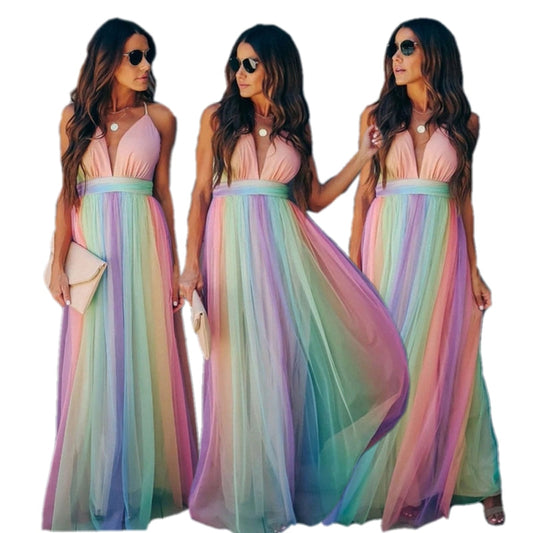 Marilyn® | V-Neck Long Dress