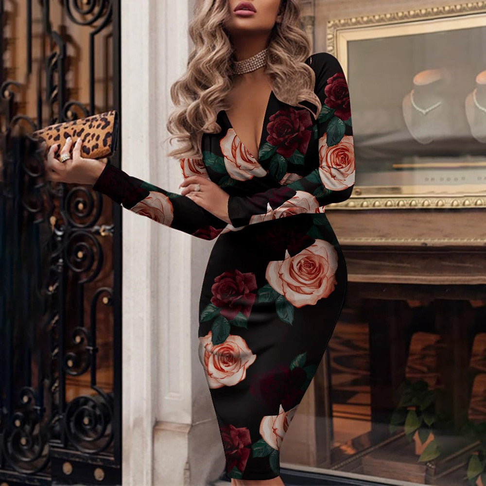 Adelita® | V-Neck Cocktail Dress For Women'S Formal Wear
