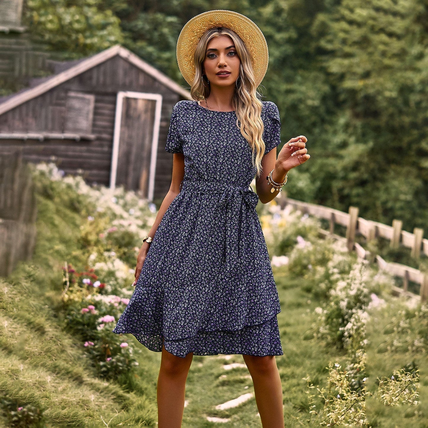 Trinity® | Comfortable Floral Dress