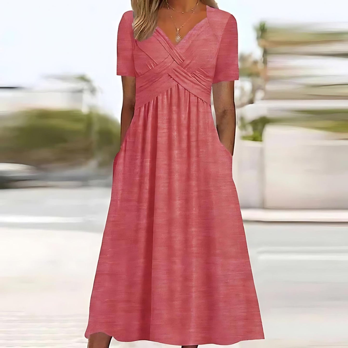 Paulina® | Elegant midi dress with tummy control