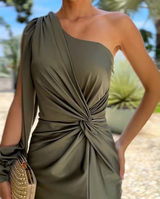 Britney® | Elegant One-Shoulder Evening Dress